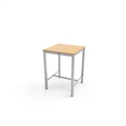 TABLE MANGE DEBOUT stratifié chant ABS - 80 x 80 cm