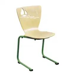 CHAISE VOILE piètement luge - empilable appui sur table