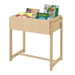 BAC A LIVRES sur piétement - H58 cm