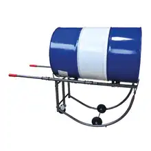 Chariot porte-fût basculant acier 300 kg