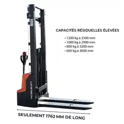 PSE13NPRO_ Gerbeur électrique lithium 1300 kg