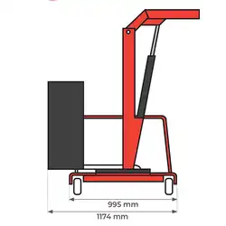 Grue d’atelier porte-à-faux rotative manuelle 500 kg