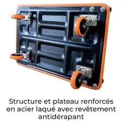 Plateau roulant acier 150 et 300 kg