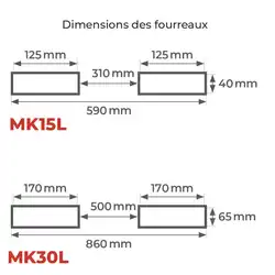 Potence pour chariot élévateur 1500 à 3000 kg