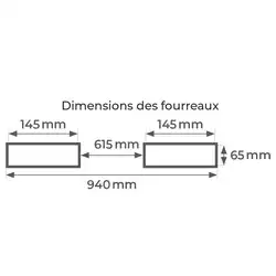 Potence pour chariot élévateur 4000 kg