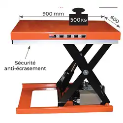 Table élévatrice électrique 500 kg