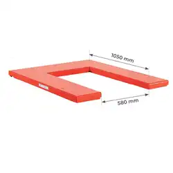 Table élévatrice électrique plateau en U économique 1000 kg