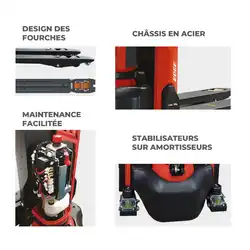 Transpalette électrique lithium 2000 kg