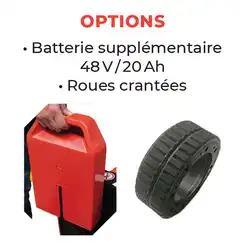 Transpalette électrique lithium 2000 kg