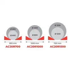 Transpalette manuel porte-bobine fourches 1100 mm et charge 2000 kg