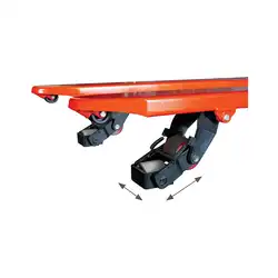 Transpalette manuel quatre directions Large 680 mm 1500 kg