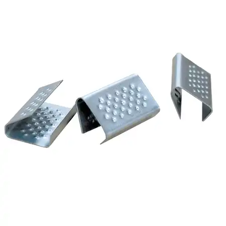 Chapes ouvertes pour feuillard PP et PET 12 mm
