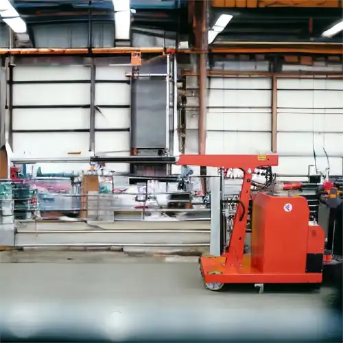 Grue d'atelier porte-à-faux  motorisée à mât fixe et double extension électrique 1000 kg