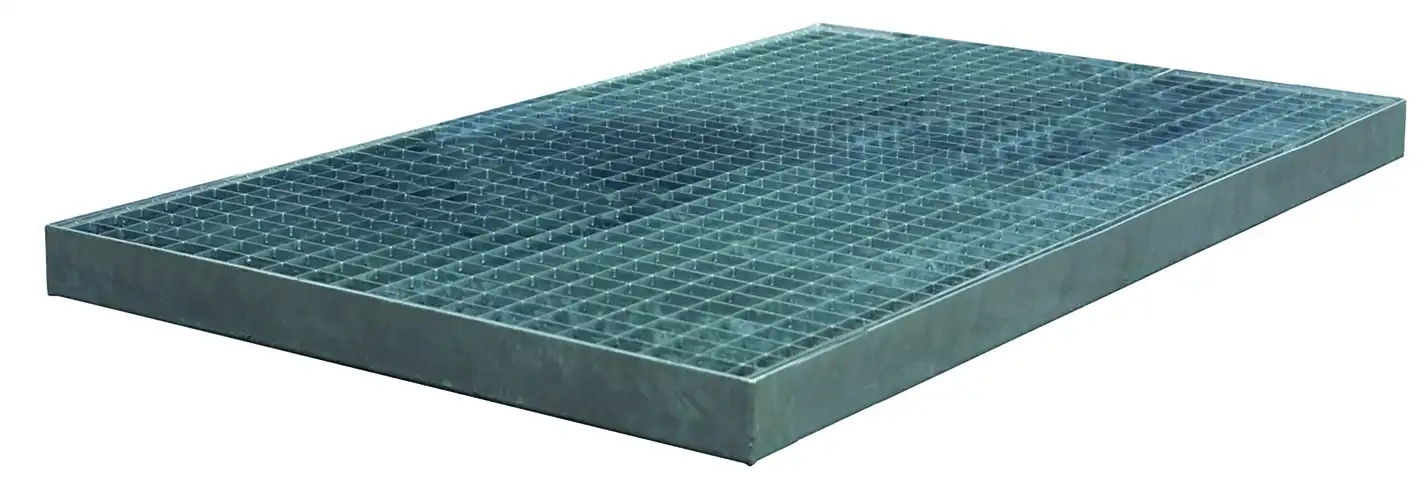 Plancher de rétention galvanisé 1000 à 2000 kg