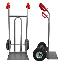 Diable acier tablier droit poignée ouverte 250 kg