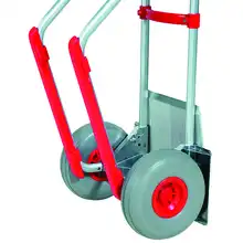 Diable aluminium brasseur bavette rabattable 300 kg