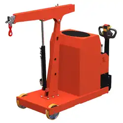 Grue d'atelier porte-à-faux  motorisée à mât fixe et extension électrique 1000 kg