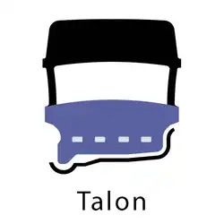 Pneu plein chariot élévateur Stellana POWER non marquant avec talon