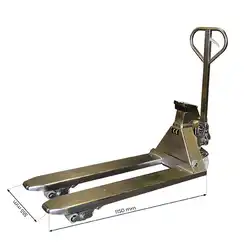 Système mobile de pesage inox 316 2000 kg