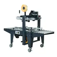 Professional top/bottom belt case sealing machine
