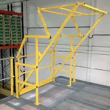 Mezzanine pivot safety gate