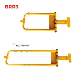 Pivoting adjustable spring-loaded safety gate