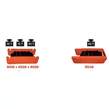 Chain roller load skates 10 to 60 ton