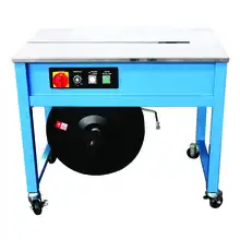 Semi-automatic strapping machine