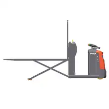 Order picker with scissor lift and 2000 kg load capacity