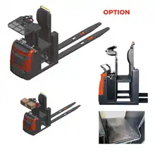 Low-level order picker with 2500 kg load capacity