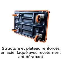 Folding handle platform trolley 150 and 300 kg