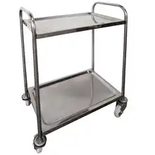 304 stainless steel shelf trolley 100 kg 2 or 3 shelves