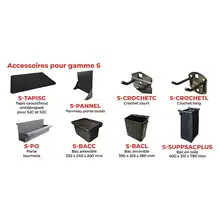 Multi-function shelf trolley 250 kg and 180 kg
