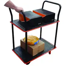 Standard shelf trolley 120 kg 2 or 3 shelves