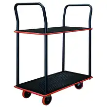 Standard shelf trolley 120 kg 2 or 3 shelves