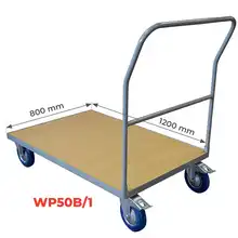Timber platform trolley 500 kg