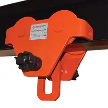 Manual hoist trolley 500 to 10000 kg