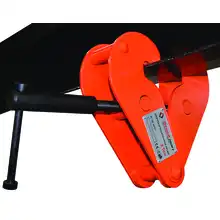 Quick installation girder beam clamp 1000 to 10 000 kg