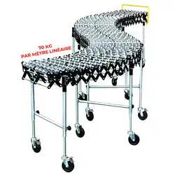 Steel skate wheel conveyor 70 kg per LM