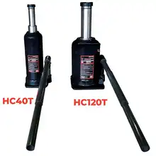 Double cylinder rod bottle jack 4000 and 12000 kg