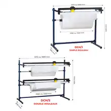 Paper, bubble wrap and foam dispenser / cutter