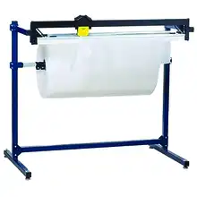 Paper, bubble wrap and foam dispenser / cutter