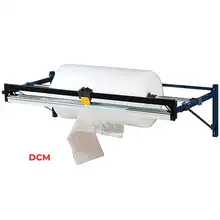 Paper, bubble wrap and foam roll dispenser / cutter