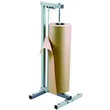 Paper roll dispenser / cutter / crumpler