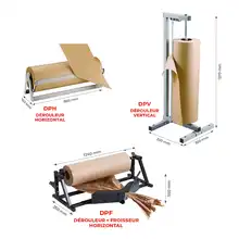 Paper roll dispenser / cutter / crumpler