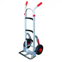 Aluminium sack truck with curved cross braces 250 kg