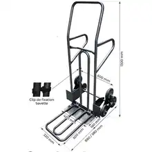 Multifunction steel sack truck 250 kg