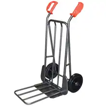 Steel sack truck with fixed and folding plate 300 kg