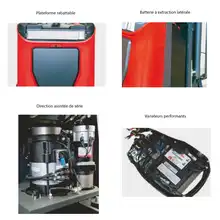 Electric stand-up rider stacker 2000 kg