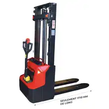 Electrical lithium stacker with 1200 kg load capacity